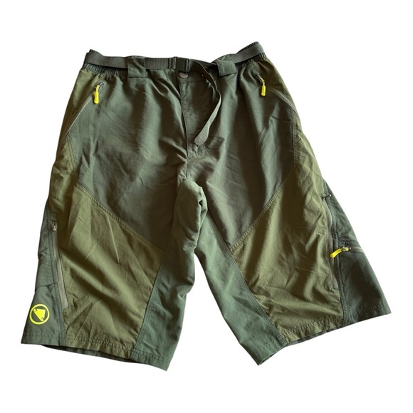 Endura Men's Hummvee Shorts II- Olive Green Size XL Baggy Outdoor - Picture 4 of 15